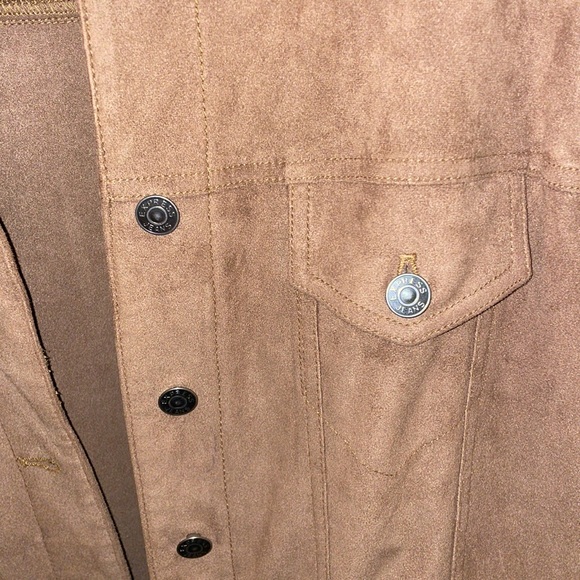 Express Jeans Faux Suede Jacket - Picture 5 of 9